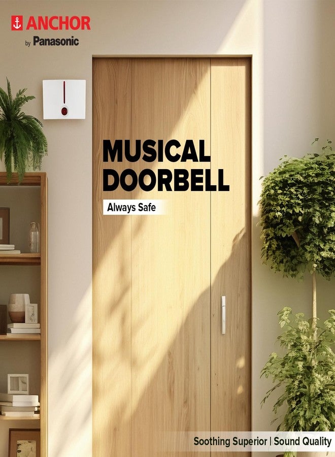 Anchor by Panasonic Swami Narayan Mantra Calling Bell for Home | Musical Door Bell | Doorbell for Home (38904) - Image 4